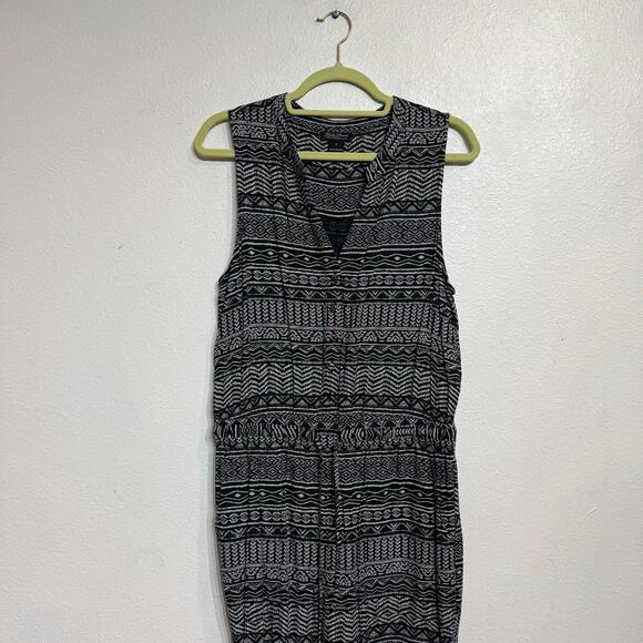 Lucky Brand Black Aztec Jumpsuit Sz S - Picture 2 of 11